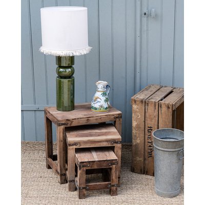 Table gigogne en bois Barbara N°46 - Bon état DEBONGOUT