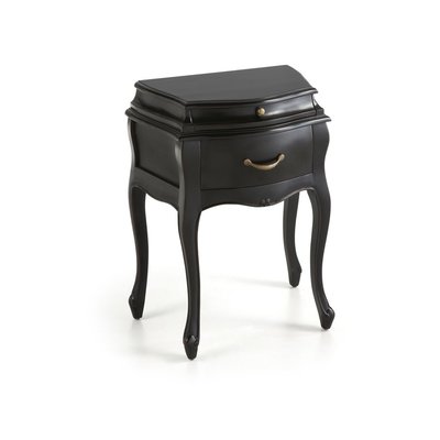 Table de chevet 2 tiroirs bronze - HELVINIA DECORATION D’AUTREFOIS
