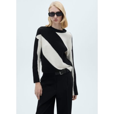 Pull-over en maille à rayures MANGO