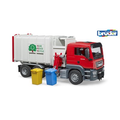 MAN TGS Camion poubelles avec chargement latéral BRUDER