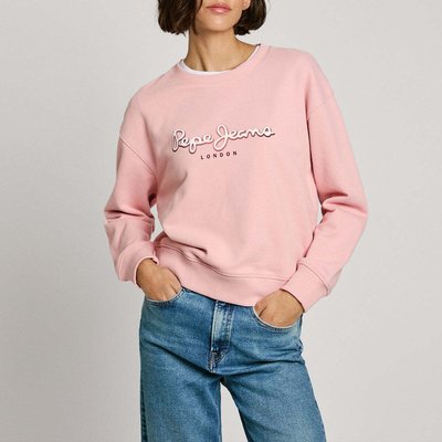Sweat-Shirt À Col Rond Avec Logo PEPE JEANS