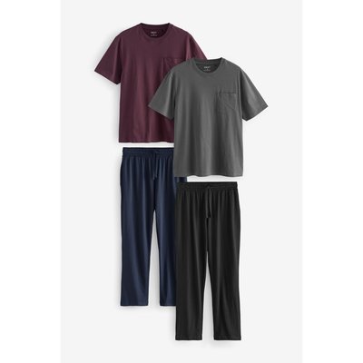 Pyjama short à ourlets élastiques, lot de 2 NEXT