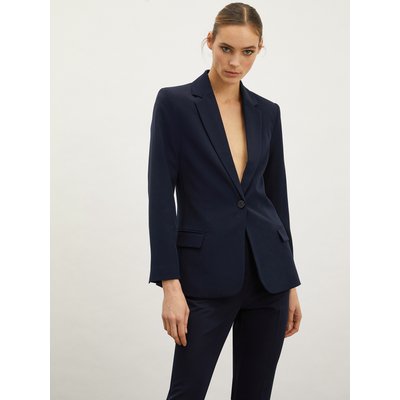 Blazer à simple boutonnage de couleur unie MOTIVI
