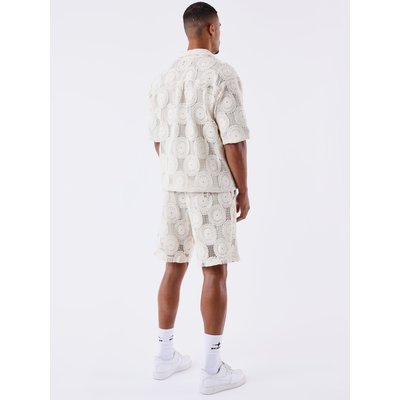 Short Kalash x PXP à patchwork de broderie PROJECT X