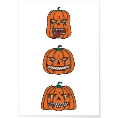 Affiche Citrouilles L'AFFICHERIE