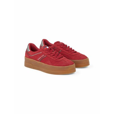 Baskets en cuir suède à plateforme The Greenwich TOMMY JEANS