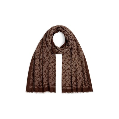 Sciarpa stampata con monogramma TOMMY HILFIGER