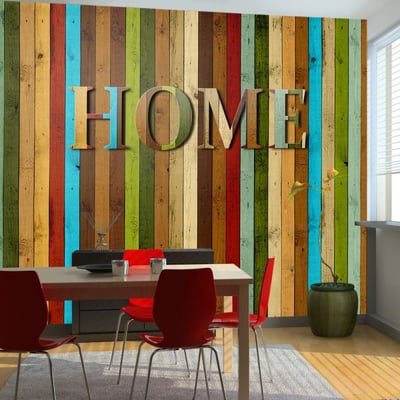 Papier peint intissé panoramique Textes Home decoration EDEN