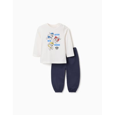 Pyjama en coton à manches longues avec imprimé de la Pat' Patrouille ZIPPY