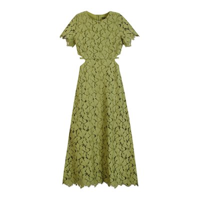 Robe broderie anglaise ouverture dos IKKS