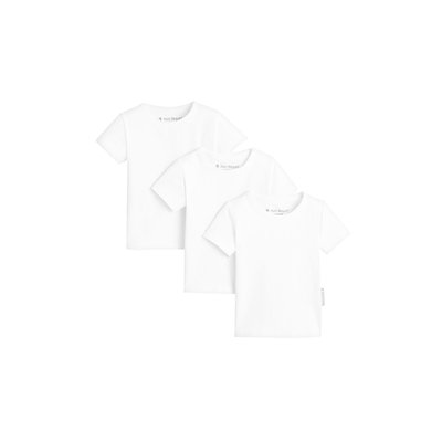 Lot de 3 maillots de corps manches courtes en coton PETIT BEGUIN