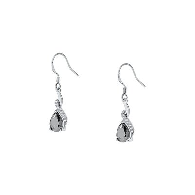 Boucles d'oreilles en argent 925 et oxyde de zirconium CLEOR