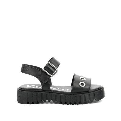 Sandales en cuir KickFany avec perforations KICKERS