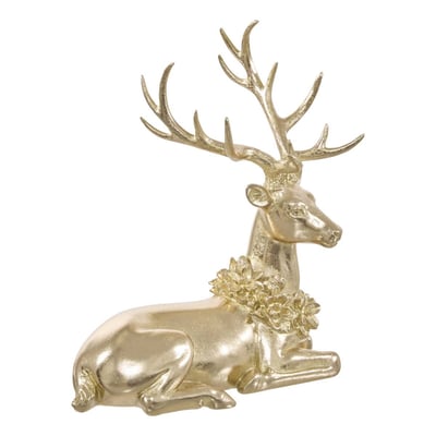 RENNE RESINE DORE H25 FEERIC LIGHTS & CHRISTMAS
