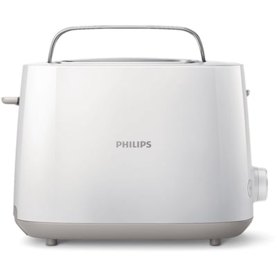 Grille-pain HD2581/00 Toaster blanc Daily, 2 fentes, 830W PHILIPS