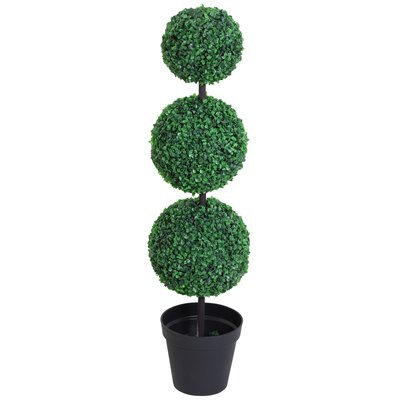 Buis artificiel en forme de boules OUTSUNNY