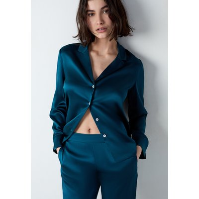 Chemise de pyjama en soie imprimé léopard PEARLY ETAM