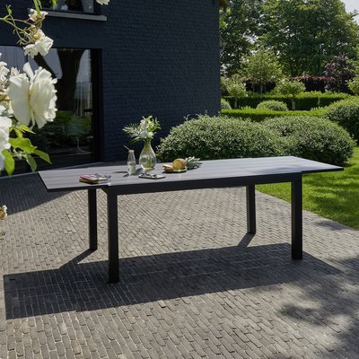Table de jardin en aluminium extensible 6/10 places  HPLSTAR BERAH GETAH