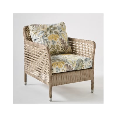 Fauteuil en résine ANTIBES RECIF bouquet yellow KOK