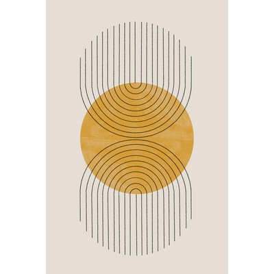 Tableau organique perfect point yellow HEXOA