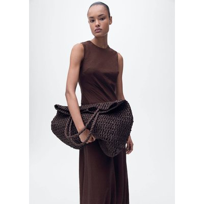 Robe midi manches bouffantes MANGO