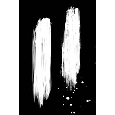 Tableau abstrait épreuve négative HEXOA