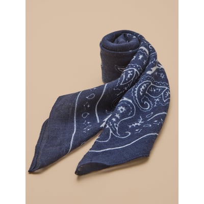 Bandana imprimé en laine unisexe CYRILLUS