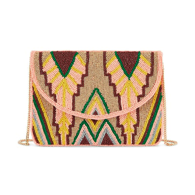 Sac pochette brodé de perles ALDRIC WILD