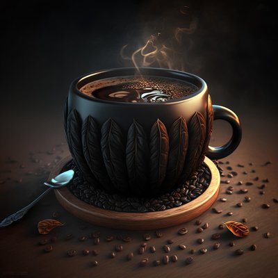 Tableau mural café noir CEANOTHE