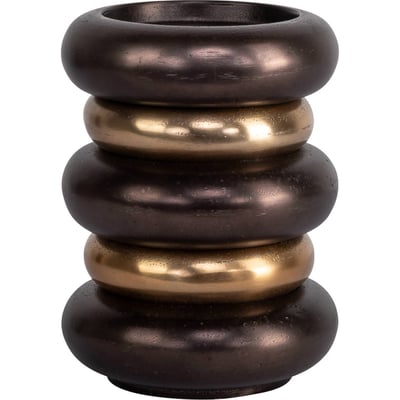 Bougeoir sculptural en aluminium RECOLLECTION