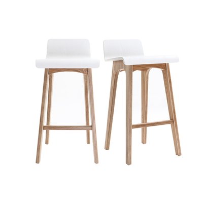 Tabourets de bar scandinaves H65 cm (lot de 2) BALTIK MILIBOO
