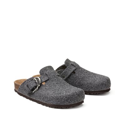 Mules sabots en feutre LA REDOUTE COLLECTIONS