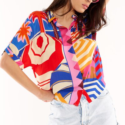 Chemise manches courtes imprimé GARANCE WILD