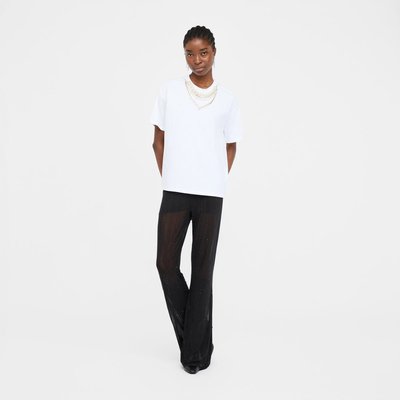 T-shirt avec perles et strass LIU JO