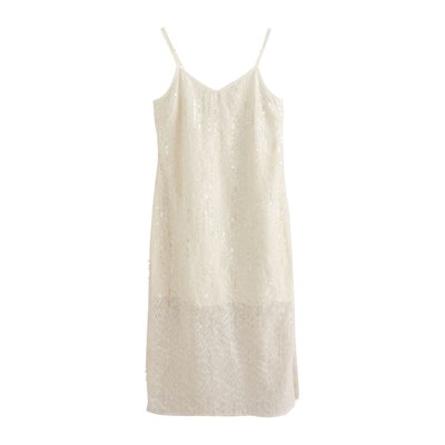 Robe midi nuisette à sequins NEXT