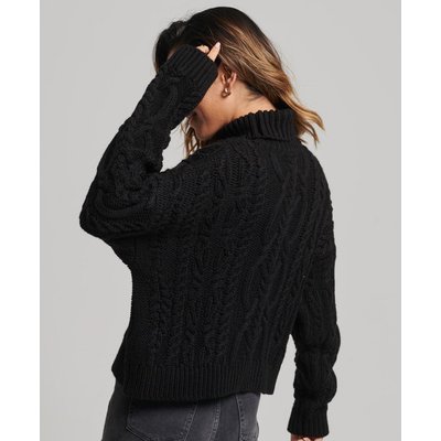 Pull col roulé torsadé SUPERDRY