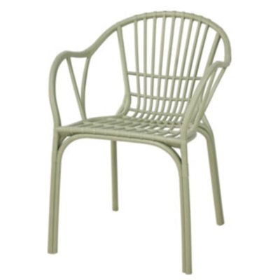 Fauteuil jardin en polypropylène vert WADIGA