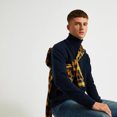 Pull col roulé en mélange laine cachemire, Oeko-tex MONOPRIX