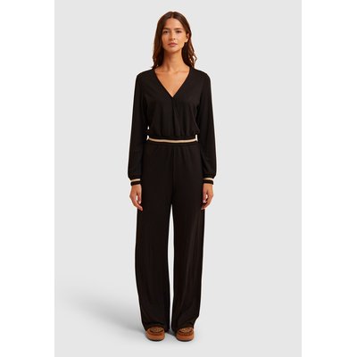 Combinaison-pantalon bords-côtes rayés ICODE