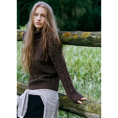 Pull-over torsades col roulé MANGO TEEN