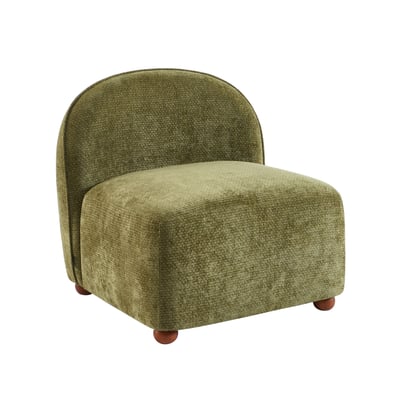 Fauteuil en tissu et bois JUDY SORELH