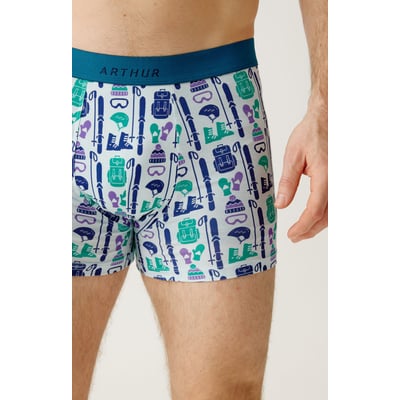 Boxer en jersey de coton imprimé Coup de moufle ARTHUR