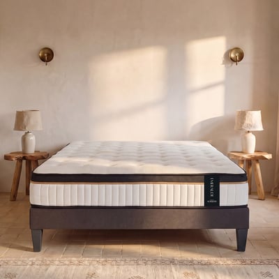 Matelas Mémoire de Forme EMERAUDE - 24 cm d'épaisseur - Accueil moelleux, soutien ferme MAISON AUBERTIN