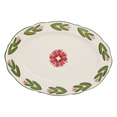 Plat ovale en porcelaine MONA ATMOSPHERA