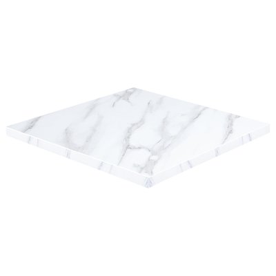 Plateau de table carré en mélaminé 60 x 60 cm, RIVOLI OVIALA