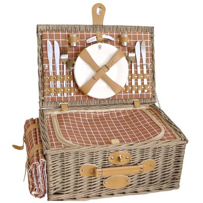 Panier pique-nique Monceau - 4 personnes LES JARDINS DE LA COMTESSE