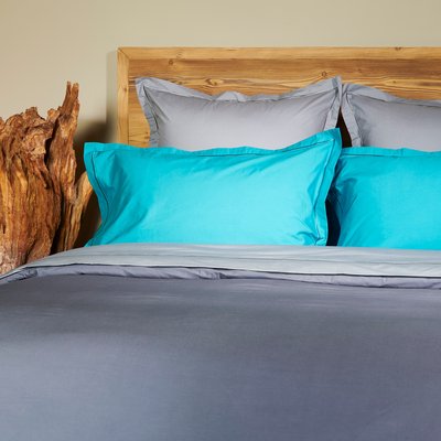 Drap housse double sommier articulé - UNI PERCALE DE COTON TRADITION DES VOSGES