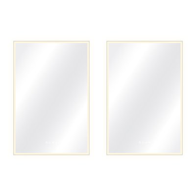 Lot de 2 miroirs lumineux LED anti-buée, NEO FRAME SENSEA