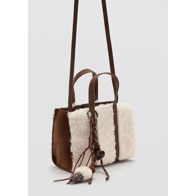 Mini sac en fausse peau lainée MANGO KIDS