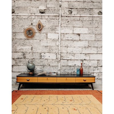 Enfilade basse en bois Margaret N°211 - Bon état DEBONGOUT